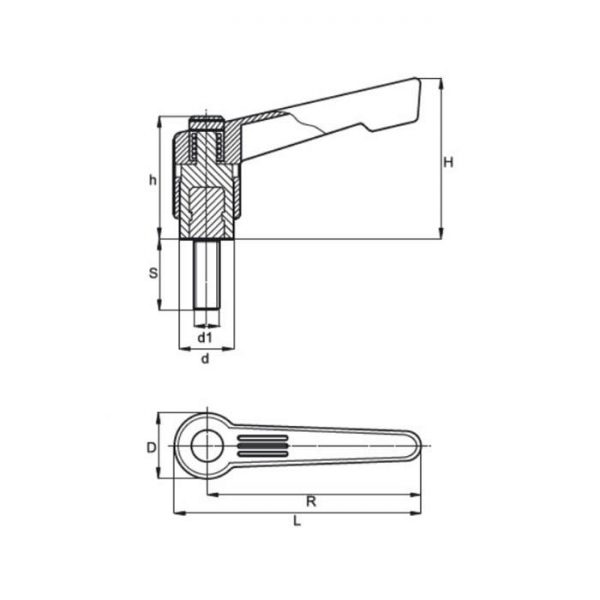 Adjustable Handle Plastic conveyor chain manufacturer